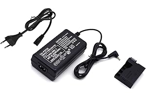 Adhiper ACK-E8 CA DC-Kopplungsset DR-E8 kompatibel mit Canon EOS Rebel T2i / T3i / T4i / T5i / 550D / 650D / 700D / Kiss x4 / Kiss x5 / Kiss x6（Schwarz）