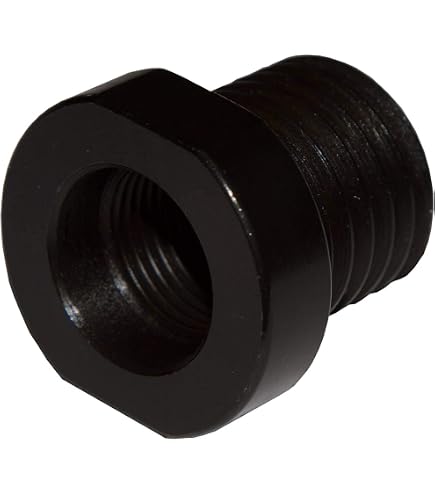 DEEFIINE Adaptateur de broche de tête de tour de travail du bois convertit 3/4'' X 16 TPI en 1'' X 8 TPI Filetage Mandrin Insert Adapter Accessoires d' outils de tournage
