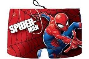 KIDPARADISE Maillot de Bain Boxer Spiderman Marvel