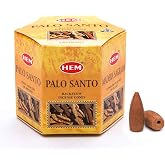 Hem T&uuml;ts&uuml; Geri Akış Şelale Palo Santo Ağacı Kokulu 40 Konik T&uuml;ts&uuml; - Palo Santo Backflow Incense Cones