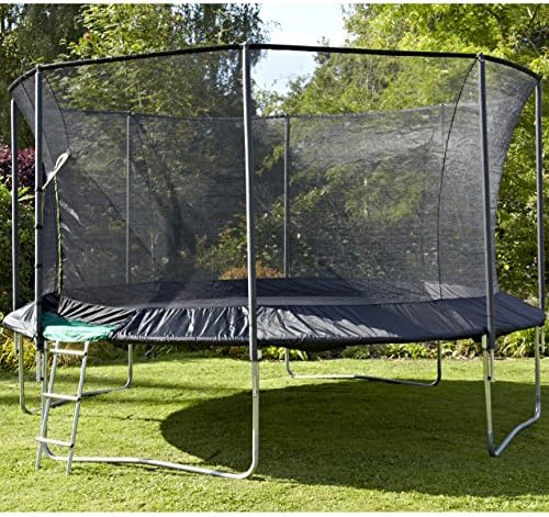 2015 Model - TP Genius 2 14ft Round Trampoline and Surroundsafe Enclosure with Igloo Door (TP314)