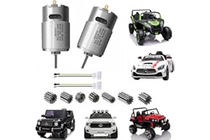 POLYNX 2PCS 24V RS550 40000RPM Ride On Car Motor Upgrade,High Speed Electric Motor for Kids Electric Ride on Toys Car Replacement Parts
