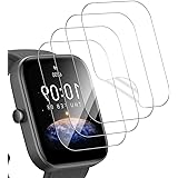 TUTUO [3 Pezzi Protezione Schermo Compatibile con Amazfit Bip 3/Amazfit Bip 3 Pro Smartwatch 1.69" Pellicola Protettiva, Anti