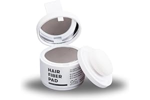 ‎O.C. HAIRCARE O.C. HAIRCARE Ansatzpuder zur Haarverdichtung für Frauen & Männer - für Geheimratsecken, Scheitel & Haaransatz - von führenden Salons empfohlen - 9 Farben - widerstandsfähiges Haarpuder (Grau)