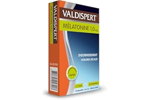 VALDISPERT - Complément alimentaire sommeil mélatonine - Endormissement rapide - Programme 50 nuits - 50 comprimés orodispersibles