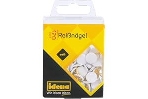 Idena 334025 - Punaises, 120 pièces, blanc