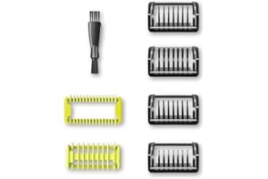 COMBLU Peine guía para Philips OneBlade, accesorios de peine guía con fundas para Philips QP2520 QP2530 QP2620 QP2630, etc., guía de repuesto para recortadora de barba