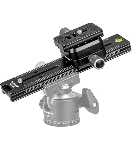 ProMediaGear PX8 8" Arca-Type Double Dovetail Plate With SS2 QR Adapter