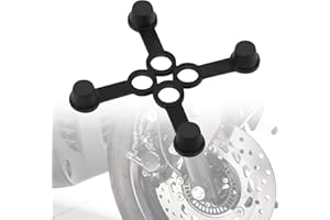 ‎YHG Gummi Bremsentlüftung, Schutzkappe Bremssattel, Bremssattel Schutzkappe, Bremsentlüftungsnippelabdeckung Bremsentlüftungsnippel Fettkappe Staubschutz, 4 Stück Motorrad Schwarz