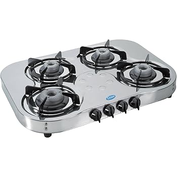 prestige 4 burner stainless steel gas stove
