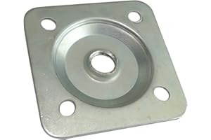 AERZETIX: 10x M10 47/47mm Placa base soporte para fijación montaje patas ajustables de muebles C42465