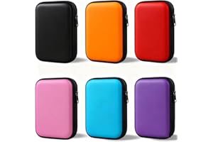 HUVZOR Lot de 6 boîtes de rangement étanches pour cartes à jouer (Uno, Skyjo, Phase 10) - Coffrets de protection robustes et imperméables pour prévenir l'usure, parfaits pour les voyages