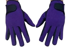 MUSTANG EQ Gants d'équitation pour femme - Toutes saisons - Pour sports de plein air - Équitation - Taille S - Violet