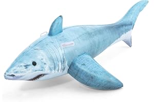 Bestway® 6' x 40"/1.83m x 1.02m Realistic Shark Ride-On
