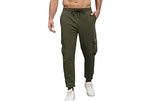 Curluriy Męskie spodnie dresowe joggery bojówki siłownia joggery spodnie do biegania sportowe spodnie z kieszeniami elastyczny pas