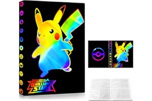 LARIAU Raccoglitore di carte a 4 tasche, Album di carte, Porta carte, Album di archiviazione di carte, 30 pagin-Capacità di 240 carte ULAU2