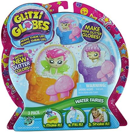 Glitzi Globes S3 - Water Fairies Art and Craft Kit (3-Pack)