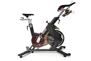 ‎ASVIVA AsVIVA S15 Indoor Cycle Speedbike Cardio BT | Kinomap Kompatibel | SPD-Klickpedale | Elektrisch Einstellbarer Widerstand | Leiser Riemenantrieb | Max. Gewichtsbelastung 150 kg | Designed in Germany