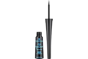 essence dopp eyeliner vattenfast 24h långvarig Nr. 01 hållbar (3ml) | Vattenfast, Högpigmenterad, Långvarig, Kladdfri, Omedelbart resultat, Definierande, Eyeliner