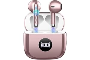 Jxrev Cuffie Bluetooth Auricolari Bluetooth 5.4, Cuffie Wireless con 4 ENC Cancellazione Rum0015