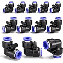 Connettori Pneumatici Y 12mm - 3pz Raccordi Rapidi Per Aria E Idraulica - Foto 3