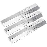 GFTIME 92381 30cm to 53.3cm Universal Heat Plate Replacement Parts for Charbroil Brinkmann Gas Barbecue Grill Stainless Steel