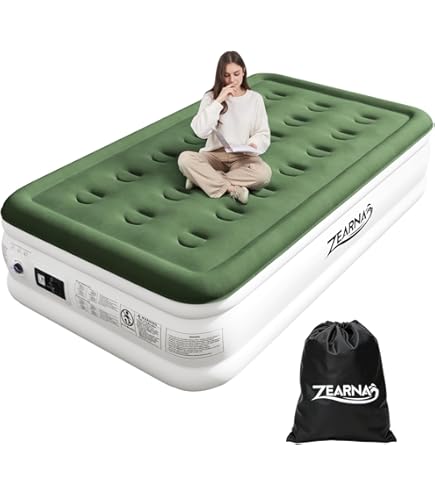 Matelas Gonflable 1 Personne Avec Pompe électrique Intégrée