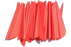 ZSHJG 100pcs Pfeilfedern 3 Zoll Kunststoff Pfeil Befiederung Gummifedern Kunststoff Federn für Pfeile Bogenschießen Pfeil Vane für Jagd DIY Pfeile Carbonpfeile