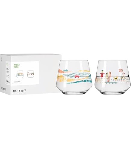 Waterglas MERA set van 2 stuks, 200 ml, gerookt glas, Blomus 🔵 28,05