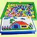 Tenflyer 296 Mushroom Nail Intelligent 3D Puzzle Games DIY Mushroom Nail Plastic Flashboard Children Toys Educational Toy random color