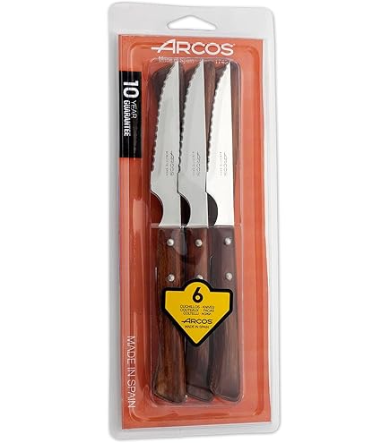 Forchetta Da Bistecca Arcos - Acciaio Inossidabile 18/10 Con Manico In Legno - Foto 2