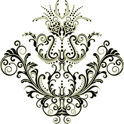 Odhams Press Chantilly Sage Re-Tile Decal with White Background, 6"