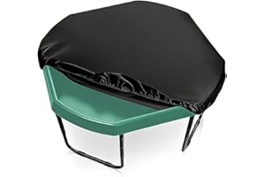 UIHRLM Universal Tuff Tray Cover, 125*125cm Waterproof Lightweight Anti Mould Tuff Tray Protective Cover with Strong Elastic Edges, Universal Fit Any Size Outdoor Play Tuff Tray Accessories (Black)