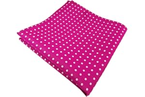 TIGERTIE ohne Markenname fazzoletto - magenta fucsia argento a pois - panno 100% poliestere