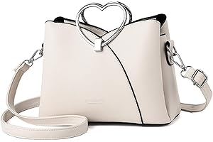 NICOLE & DORIS Women's Handbag Top Handle PU Leather Messenger Bag Fashion Shoulder Bag Cute Tote Bag