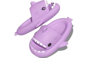 TOPALL Chausson Requin,Claquette Requin,Pantoufle Requin Adulte Femme Homme Enfant,Claquettes Drole Confortable Unisexe été Shark Slippers