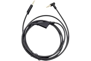 Jerilla Kabel do ASTRO A10 / A40 / A30 / A50 / Logitech G233 / G433 Słuchawki do gier - linia audio z funkcją wyciszenia, 2m / 6.6 stóp