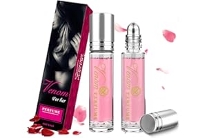 LUCERY-TÖYER 2 Piezas Perfume Feromonas Mujer, Pheromone Perfumes Mujer, Venom Perfume con Feromonas para Atraer Hombres Mujeres, Roller Ball Perfume