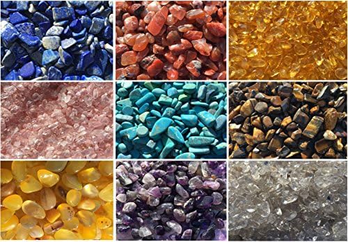 250g Citrine Gravel Fine Gemstone Grain Rock Crystal Quartz Stone Clear Quartz Gravel Aquarium Gravel, Diameter Approx. 10 mm to 5 mm Semi Precious Gemstone Yellow Citrine Stones Decorative Stones Crystal King rose quartz
