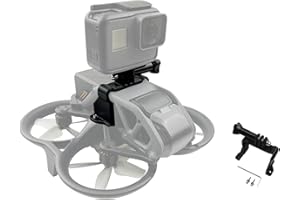Hensych Górny uchwyt rozszerzający do DJI Avata Drone Transfer Extender złącze kompatybilne z Gopro Hero Series Panoramiczny aparat górny przedłużacz Fixer modernizacja uchwyt adapter