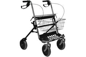 INTERMED ROLLATOR PIEGHEVOLE IN ACCIAIO VERNICIATO ROMA NEW