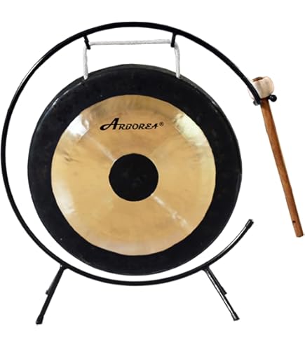 Original Tam Tam Gong/Whood Chau Gong 20 Cm, Inklusiv Holz-/Baumwollklöppel -7020 - 9