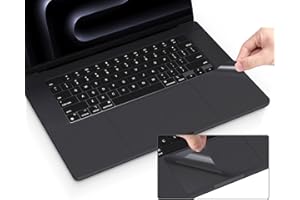 CASEDAO Housse de protection pour repose-poignet compatible avec Apple MacBook Pro 2024 2023 40,6 cm M4 M3 Pro Max Chip A3403 A3186 A2991, MacBook Pro, protecteur de poignet pour ordinateur portable – Noir