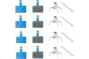 DESDIRA 4 Paires de Plaquettes de Frein en Céramique pour Vélo de Montagne Compatibles avec Shimano TRP Tektro Deore XT XTR SLX SCP-SLX, Plaquettes de Frein à Disque