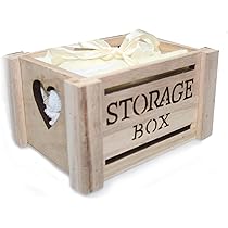 Cesto In Legno Shabby Chic Con 4 Asciugamani 30x30 Cm - Grigio Rosa