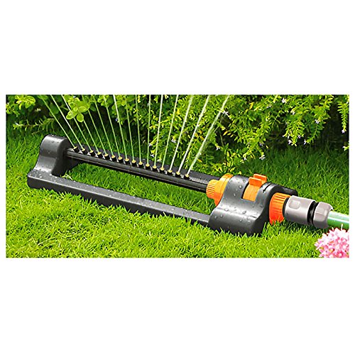 Quantum Garden, kompakter Sprenger mit Schwenkfunktion, ECO-2813, Schwarz