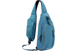 Waterfly Mochila Cruzada Bolsa Bandolera: Bolsa de Pecho Bolsa de Hombro para senderismo Viajes Mujeres y Hombres