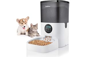 Balimo Duke Distributore di Cibo per Cani e Gatti | Automatico con Registratore di 10 Secondi e Timer Programmabile | 4L Dispenser Cibo Gatti Secchi Elettrico | Fino a 4 Pasti/Giorno
