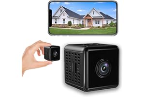 Générique Mini caméra WiFi 1080p Spy Camera，Appareil Photo Portable pour bébé,Caméra WiFi intérieure,Caméra cachée,Nuage de détection de Vision Nocturne de Batterie intégrée,Caméra intérieure