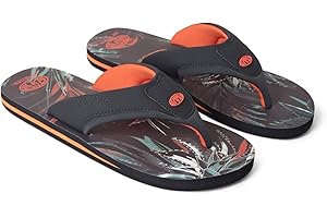 Animal Jekyl Mens Flip-Flops - Slip-on, Lightweight & Comfortable Footwear with Soft Padded upper Straps - Best for Spring Summer & Outdoors